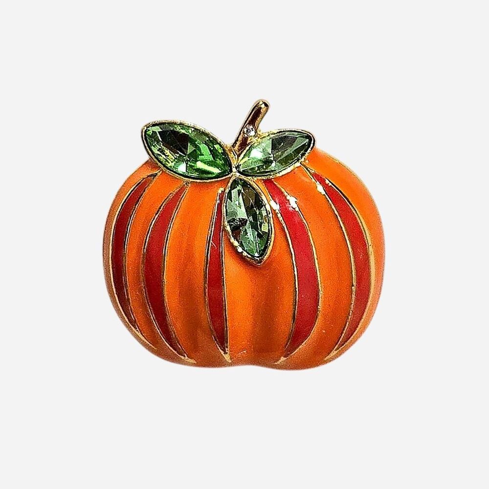 Talbots Women's Pumpkin Brooch